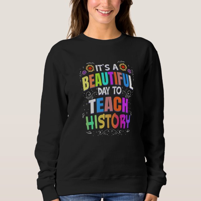 Moletom Professor de História do Belo Dia para Ensinar (Frente)