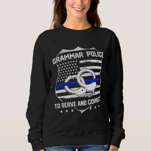 Moletom Professor de Inglês Polícia Gramatical