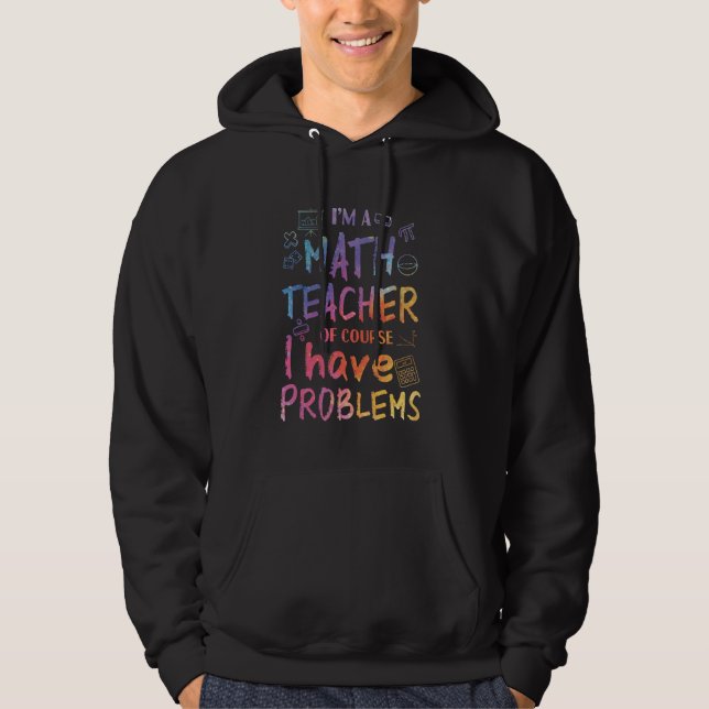 Moletom Professor de Matemática Claro que Tenho Problemas  (Frente)