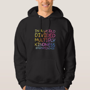 Moletom Professor de Matemática Em Um Mundo Dividido Multi
