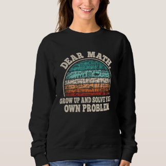 Moletom Professor de Matemática Engraçado Aluno de Matemát