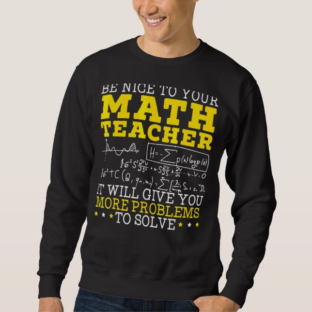 Moletom Professor de Matemática Escola de Matemática Matem (Frente)