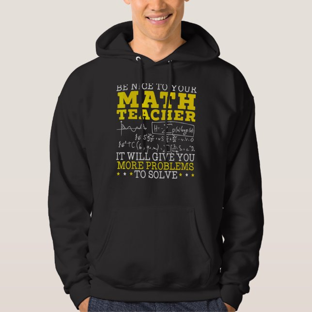 Moletom Professor de Matemática Escola de Matemática Matem (Frente)