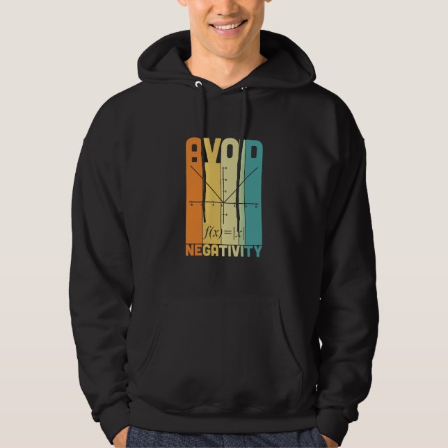 Moletom Professor de Matemática Evita Negatividade (Frente)
