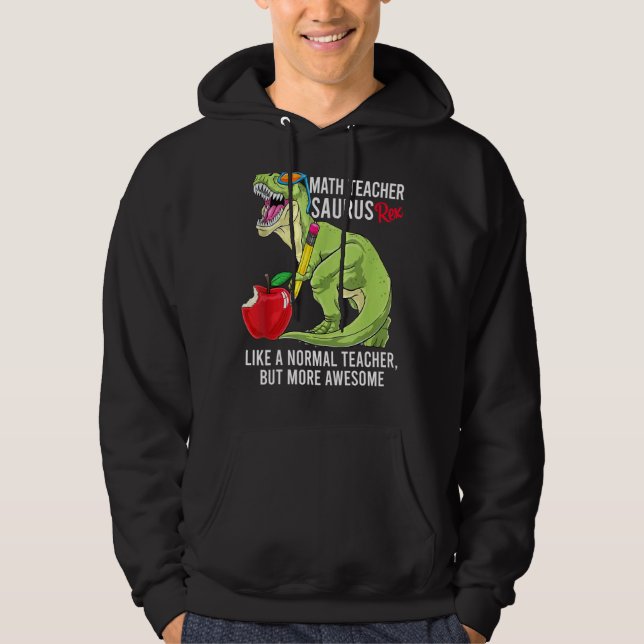 Moletom Professor De Matemática Surus Rex Como Um Professo (Frente)
