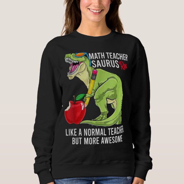 Moletom Professor De Matemática Surus Rex Como Um Professo (Frente)