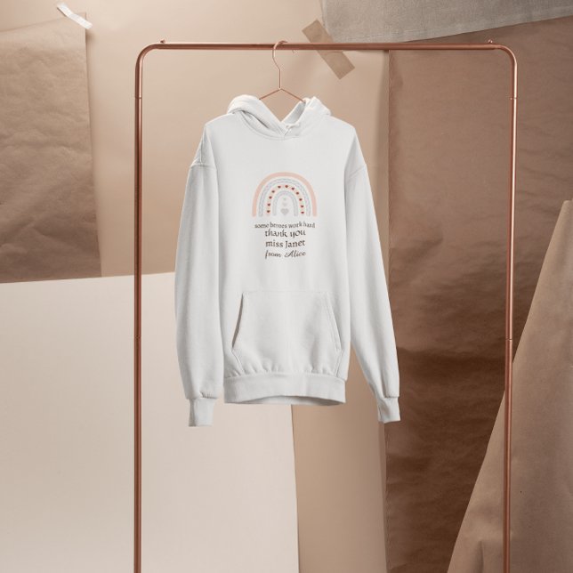 Moletom Professor de Natal Obrigado Você personalizou o Pr (Criador carregado)