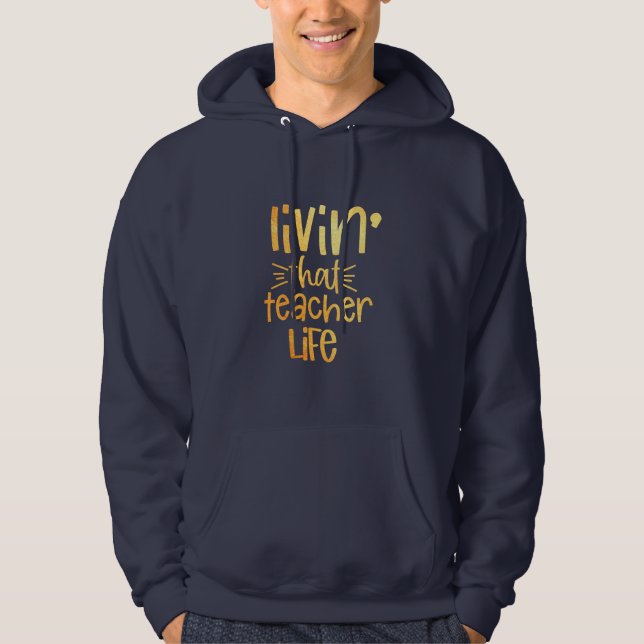 Moletom Professor de presentes | Viver Essa Vida De Profes (Frente)