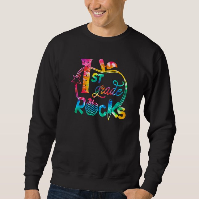 Moletom Professor De Primeira Classe Rocks Tie Dye 1rua Gr (Frente)