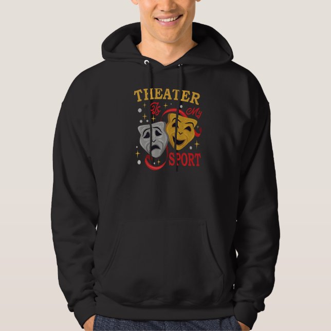 Moletom Professor de Teatro Teatro Teatral Ator Nerd de Te (Frente)