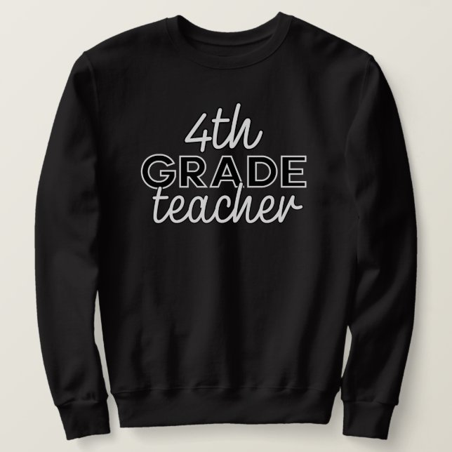 Moletom Professor do 4º ano (Frente do Design)
