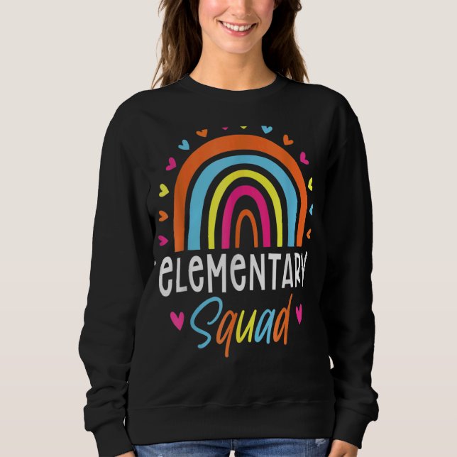 Moletom Professor Elementar Boho Rainbow Team Elementar Sq (Frente)