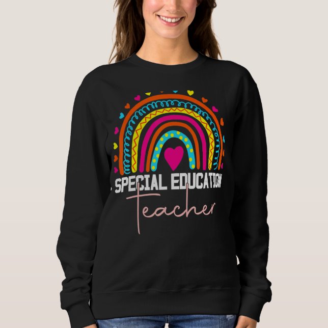 Moletom Professor Especial De Educação Sped Ed Sped Leopar (Frente)