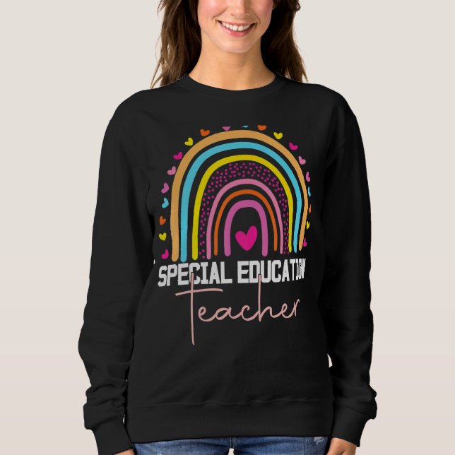 Moletom Professor Especial De Educação Sped Ed Sped Leopar (Frente)