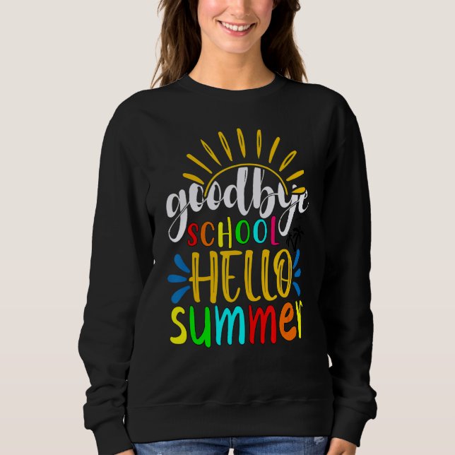 Moletom Professor Goodbye School Hello Piscina Summer (Frente)