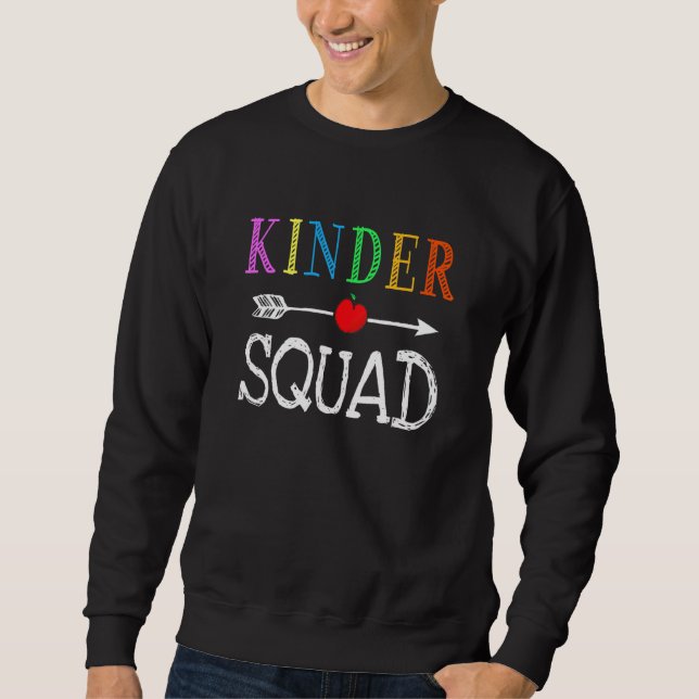 Moletom Professor Kinder Squad 1rua Primeiro Dia De (Frente)