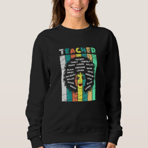 Moletom Professor negro afro-americano História negra afri