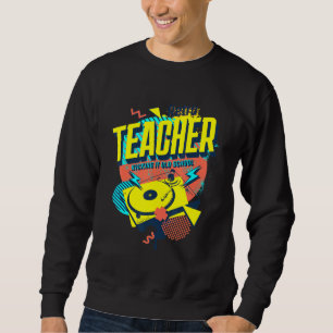 Moletom Professor Retro Elementar De Volta À Escola Vintag