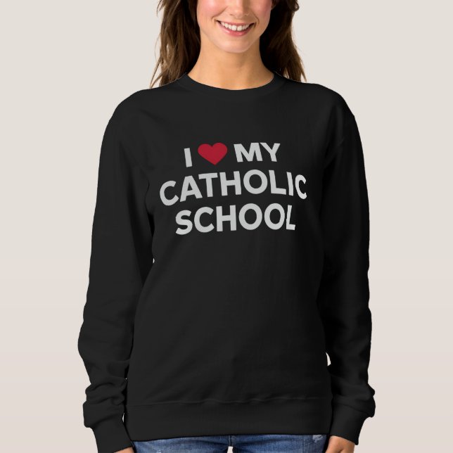 Moletom Professora católica de educação Apprecia (Frente)