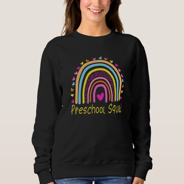 Moletom Professora da Praça da Pré-escola Arco-Íris (Frente)