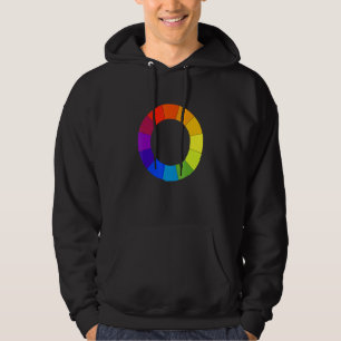 Moletom Professora de Arte Colorida Círculo Paleta Pintor 