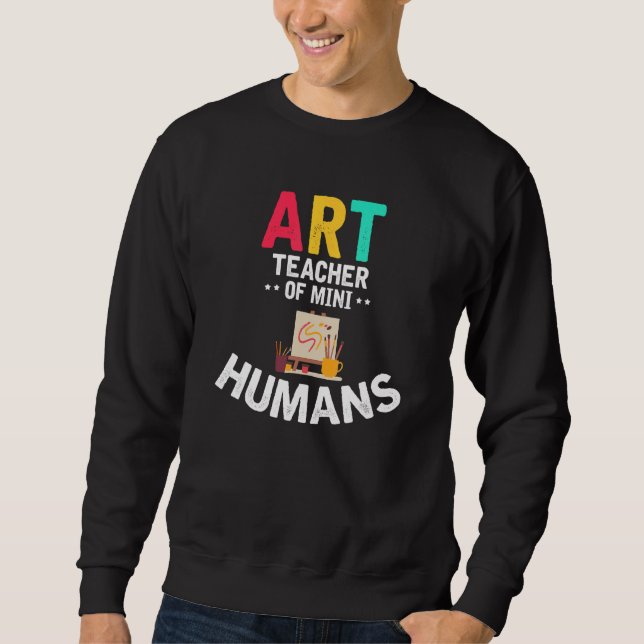 Moletom Professora De Arte De Mini Humanos (Frente)