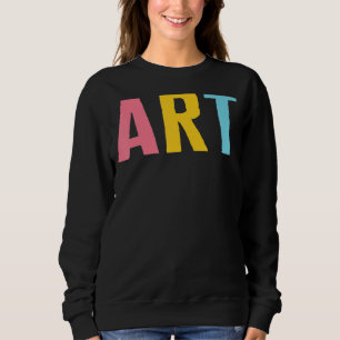 Moletom Professora de Arte Instrutor de Esporte Pintura de