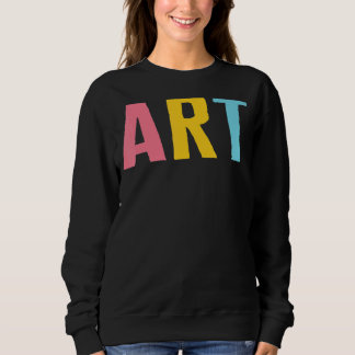Moletom Professora de Arte Instrutor de Esporte Pintura de