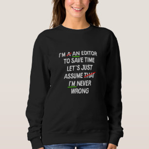 Moletom Professora de Gramática Inglesa Nunca Errada
