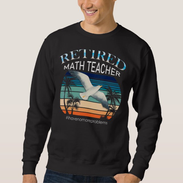 Moletom Professora De Matemática Reformada Não Tenho Mais  (Frente)