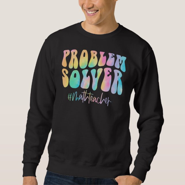 Moletom Professora De Matemática Resolve O Professor De Ma (Frente)