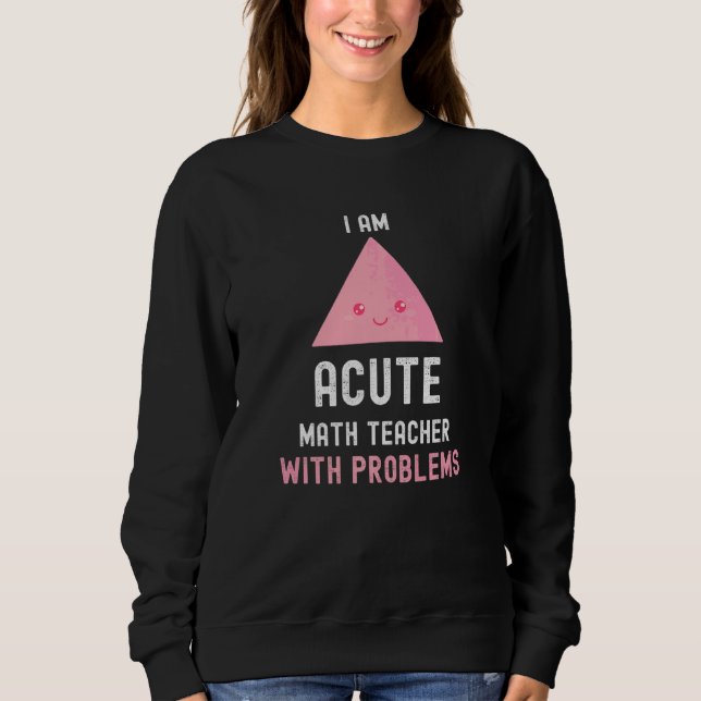 Moletom Professora De Matemática Sou Professora De Matemát (Frente)