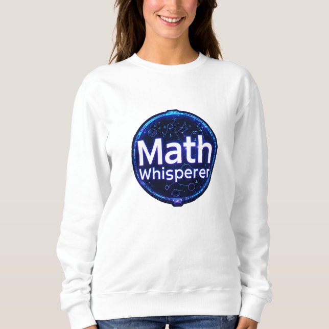 Moletom Professora de Matemática Whisperer (Frente)