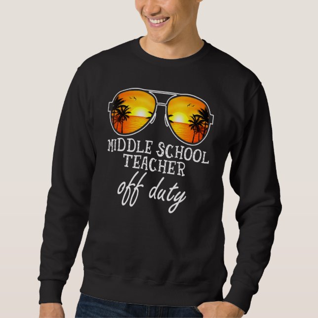 Moletom Professora Do Ensino Médio Saindo De Óculos De Sol (Frente)