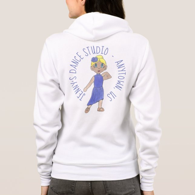 Moletom Professora do LYRICAL Dancer Personalizado Dance S (Verso)