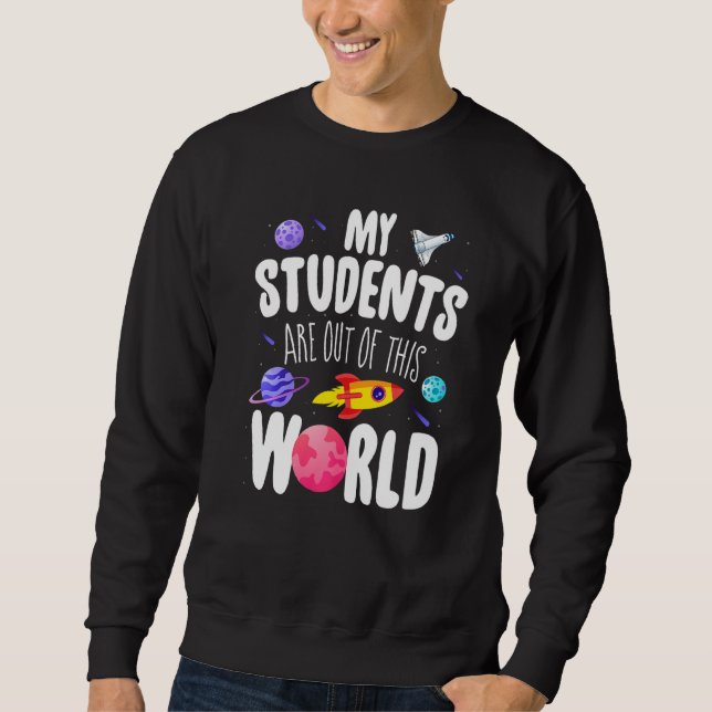 Moletom Professora Engraçada Que Meus Estudantes Estão For (Frente)