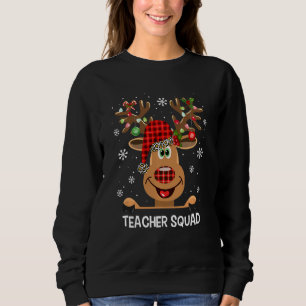 Moletom Professora Engraçado Policial Reindeer Engraçado P