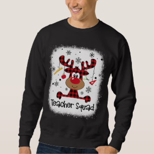 Moletom Professora Envolvida Esquadrão Reindeer Xadrez Ver