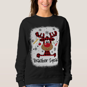 Moletom Professora Envolvida Esquadrão Reindeer Xadrez Ver