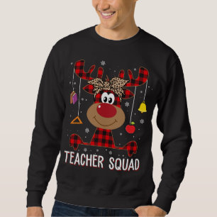 Moletom Professora Esquadra de Natal Engraçado Professor d