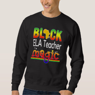 Moletom Professora Negra Ela Professora Magia Professora N