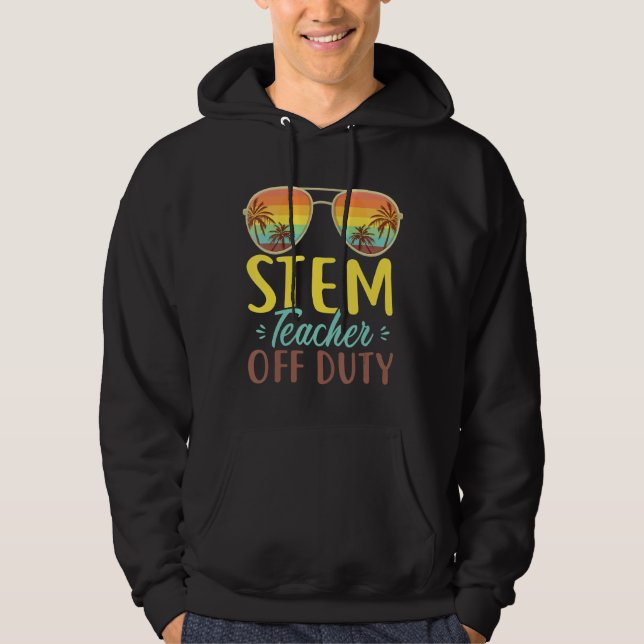 Moletom Professora Stem Off Duty Sunvidles Beach Sunset Re (Frente)