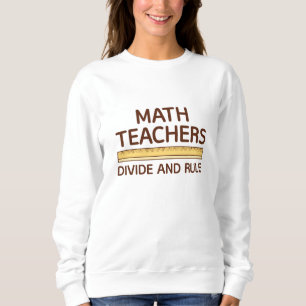 Moletom Professores De Matemática Dividem E Regra