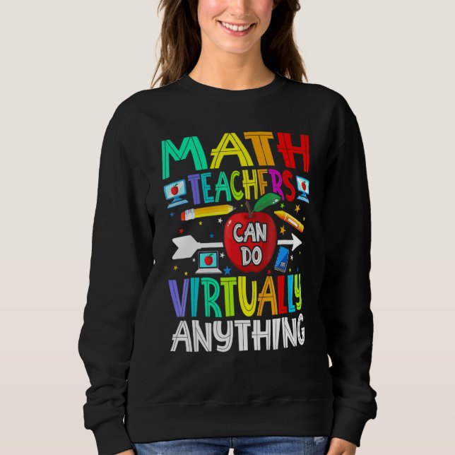 Moletom Professores De Matemática Podem Fazer Praticamente (Frente)