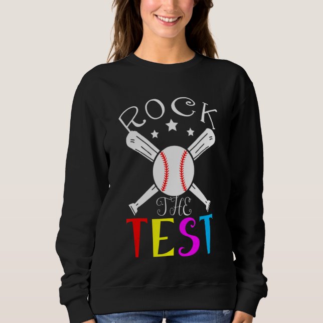 Moletom Professores do Dia de Teste do Professor Rock (Frente)