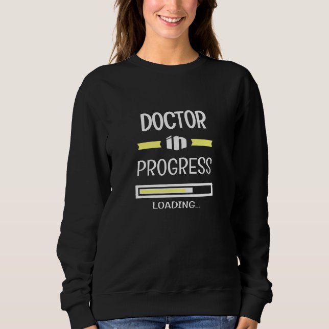 Moletom Profissão De Médico Em Andamento (Frente)