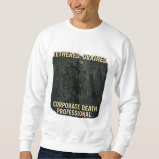 Moletom Profissional de Morte Zumbi da Vida Corporativa