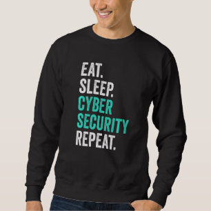 Moletom Programação de Computador TI Nerd Comer Dormir Seg