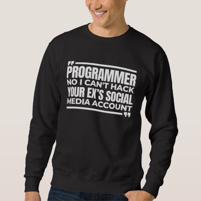 Moletom Programador Engenheiro de Software Codificador Pro (Frente)