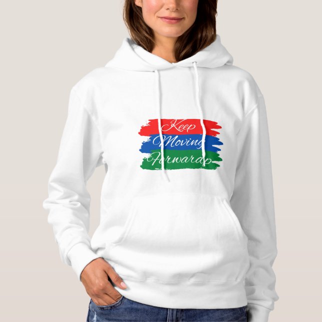 Moletom Progresso sem rumo - Continue avançando (Frente)